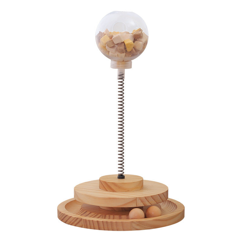 Cat Treats Dispenser Cat Toy Cat Nips Spring Toy