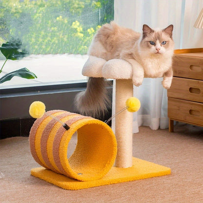 Bee Cat Climbing Frame With Tunnel