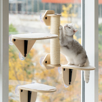 Glass Wall Stand For Cats