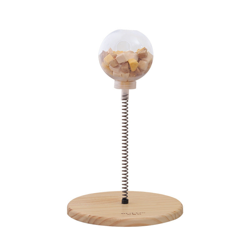 Cat Treats Dispenser  Cat Toy Cat Nips Spring Toy