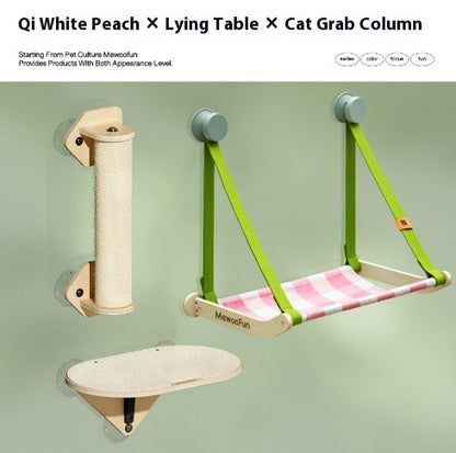 Glass Wall Stand For Cats